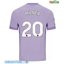 Camisa de time de futebol Brighton James Milner #20 Replicas 2º Equipamento 2025-26 Manga Curta